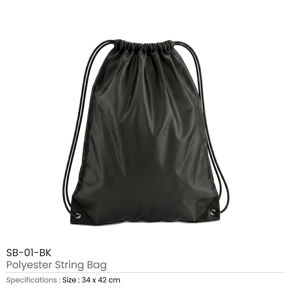 Promotional Drawstring Bags in High-Quality Thin Polyester Material 3