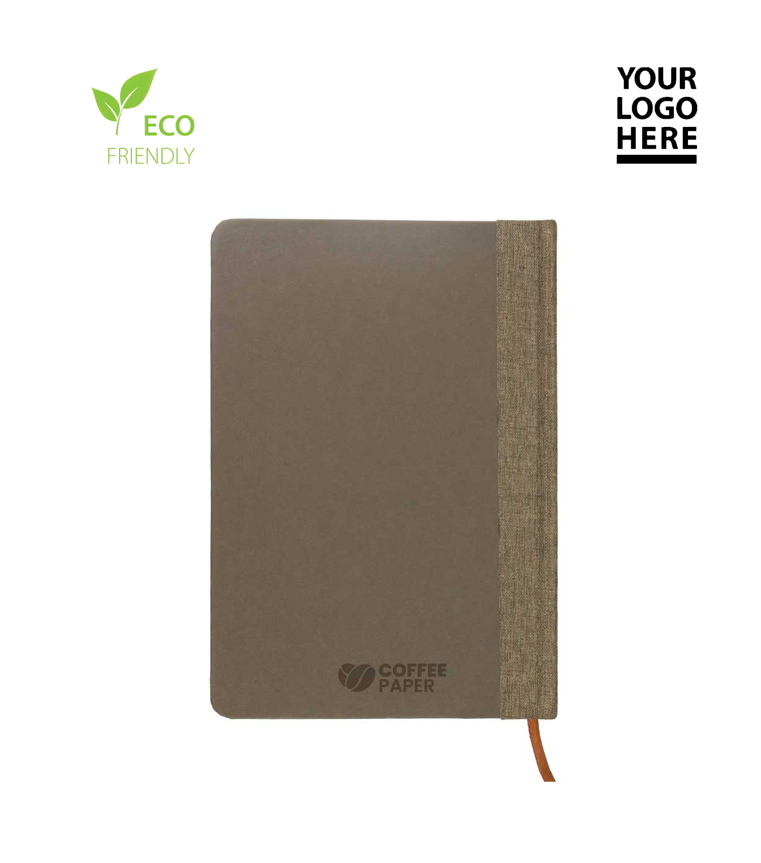 A5 Coffee Material Notebooks | 96 sheets & Page Marker  6