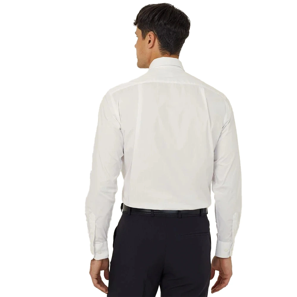 Men's Stretch Long Sleeve Shirt - White 2