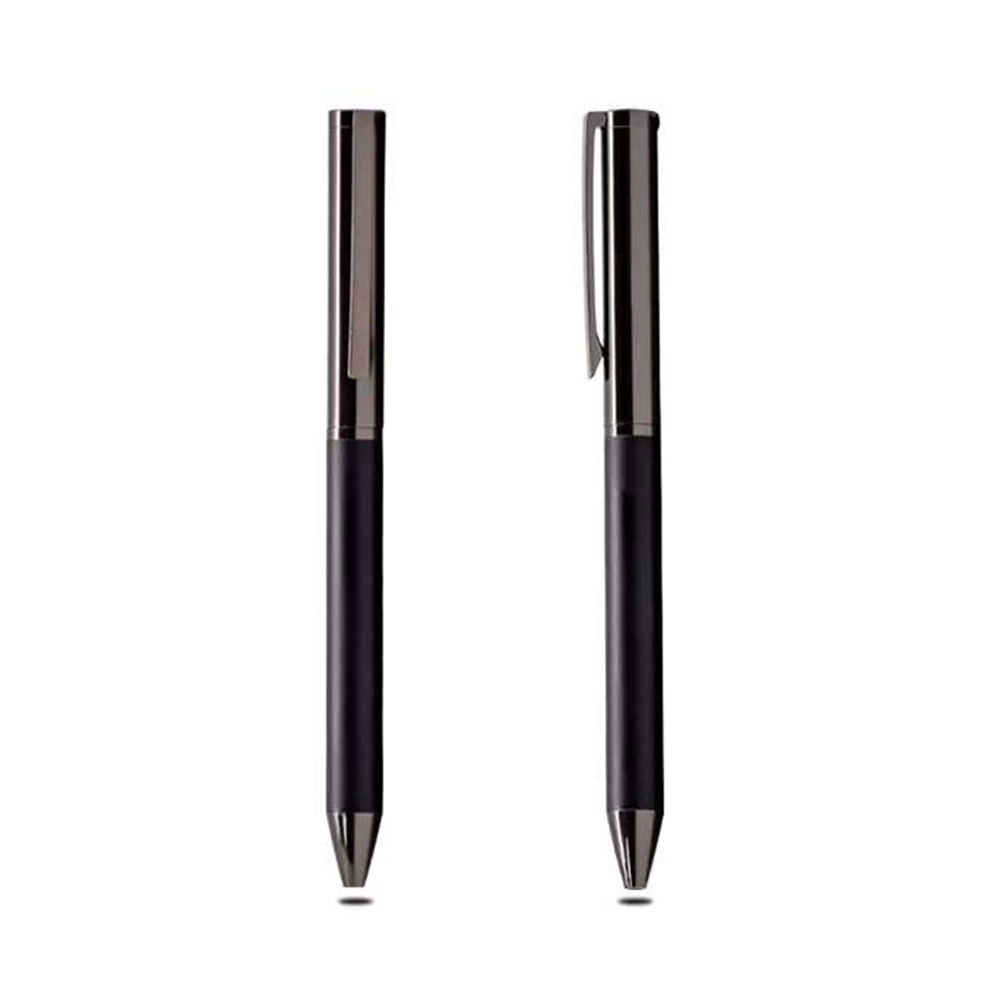 Chrome finish metal ballpoint pen 2