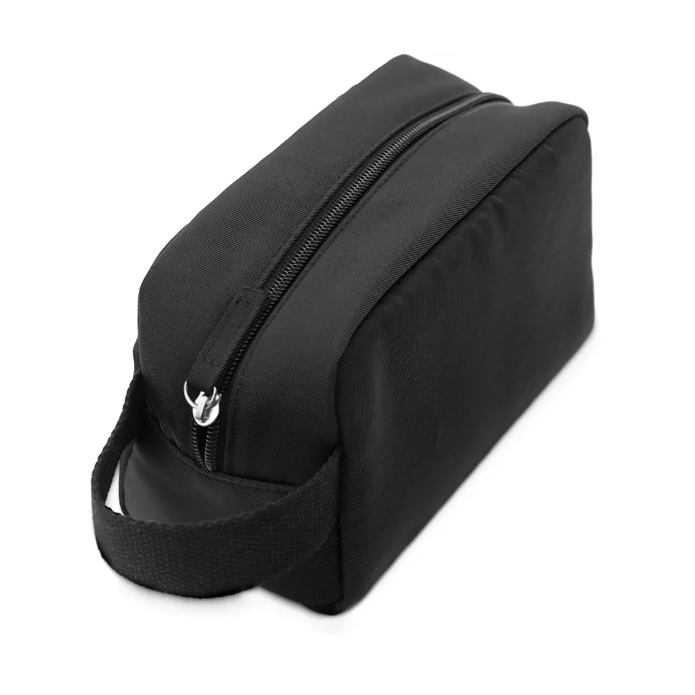 Multipurpose Utility Pouch, Black Polyester Fabric, Zipper & Handle 6