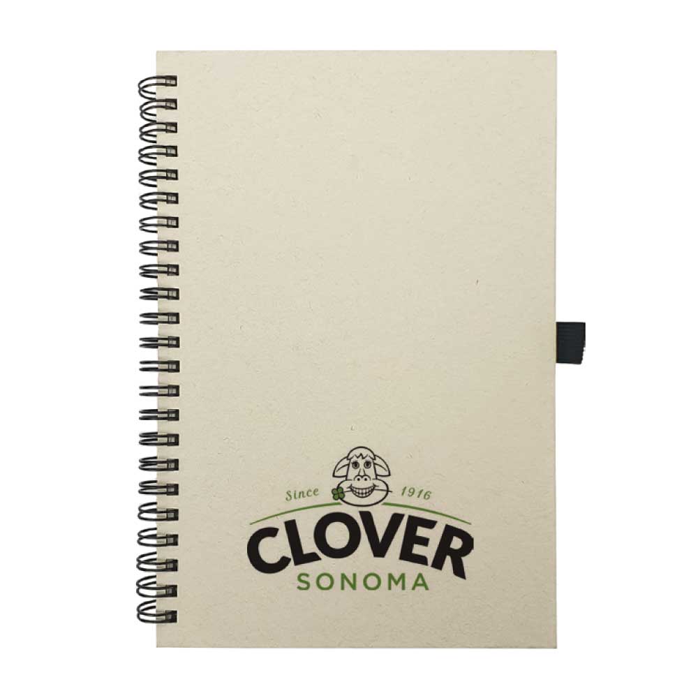 A5 Size Milk Paper Spiral Notebooks, 70 Sheets 80 GSM 3