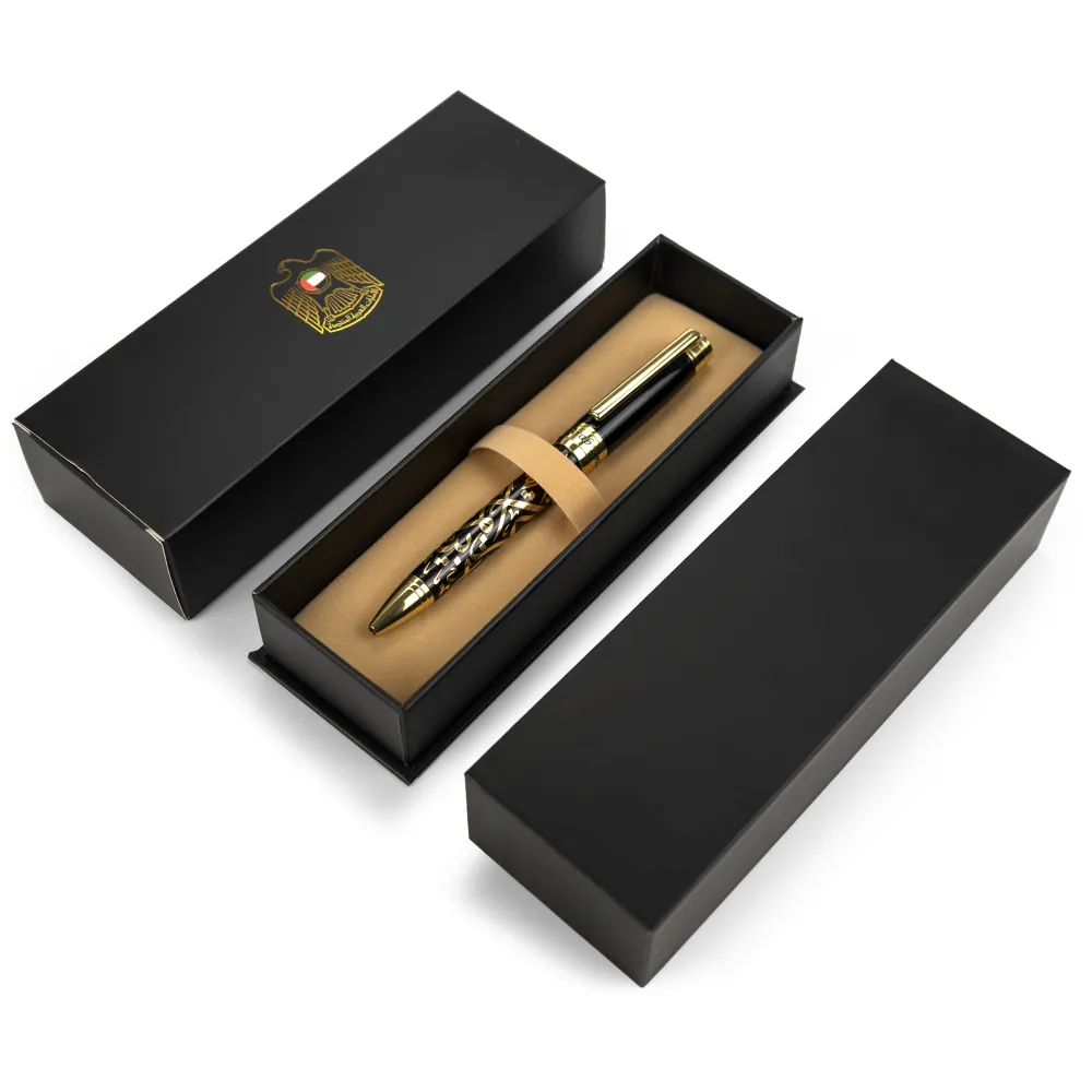 Emirati Prestige Metal Pens with Arabic Calligraphy & UAE Falcon Edition 3