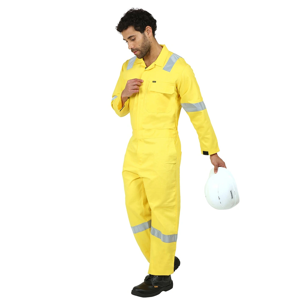 Coverall with Reflective Tape Yellow 6