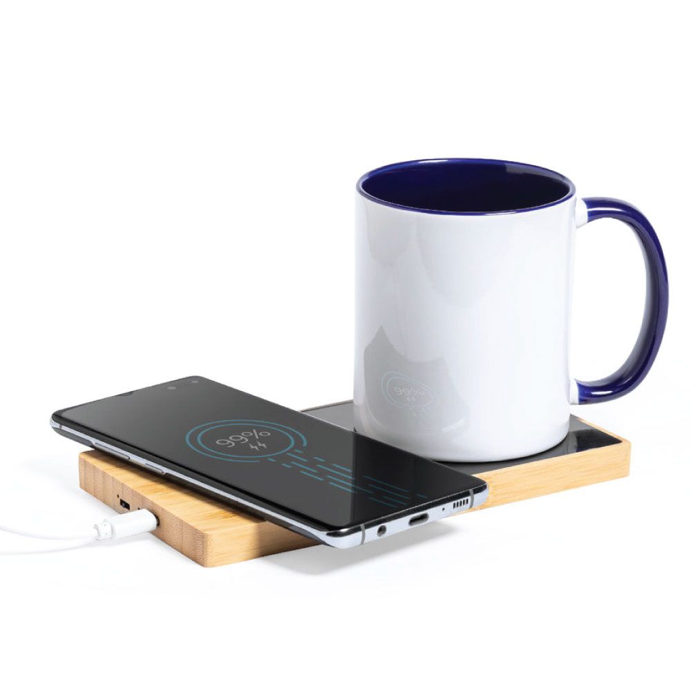 Eco-Friendly Wireless Charger with Mug Warmer | 10W | Type C  5