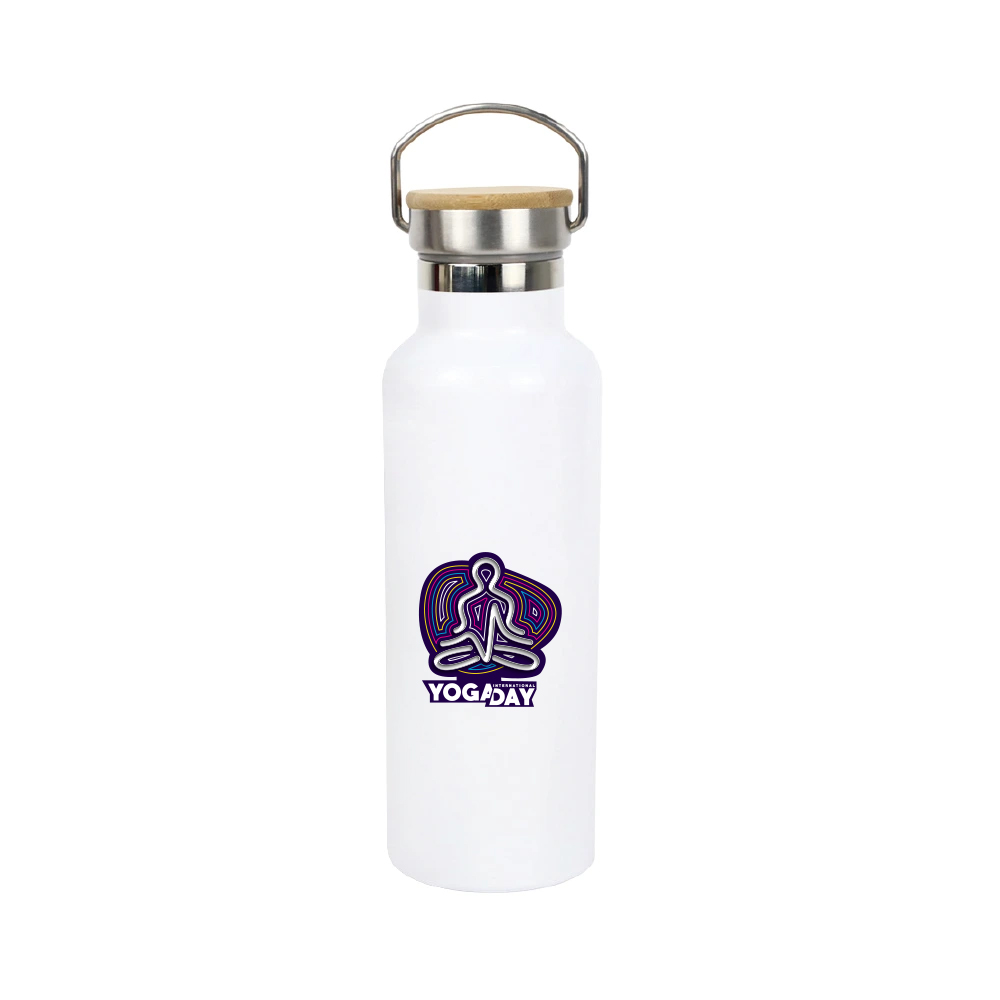 Stainless Steel Bamboo Lid Bottle (650 ml) 2