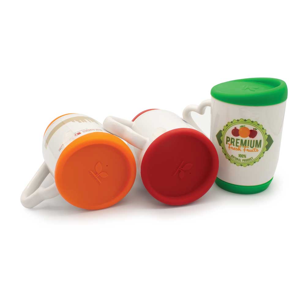 Mugs with Silicone Cap and Base 5