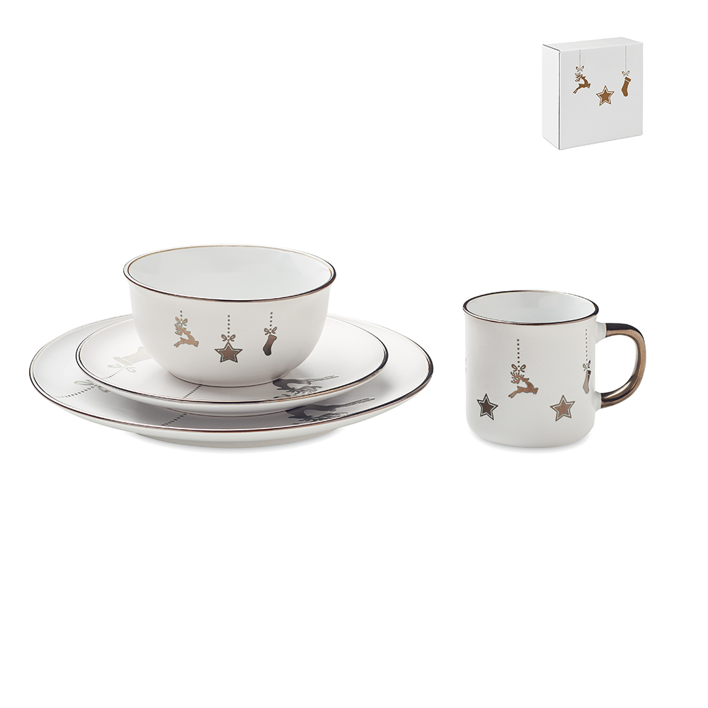 Christmas 4-Piece Ceramic Place Setting 2