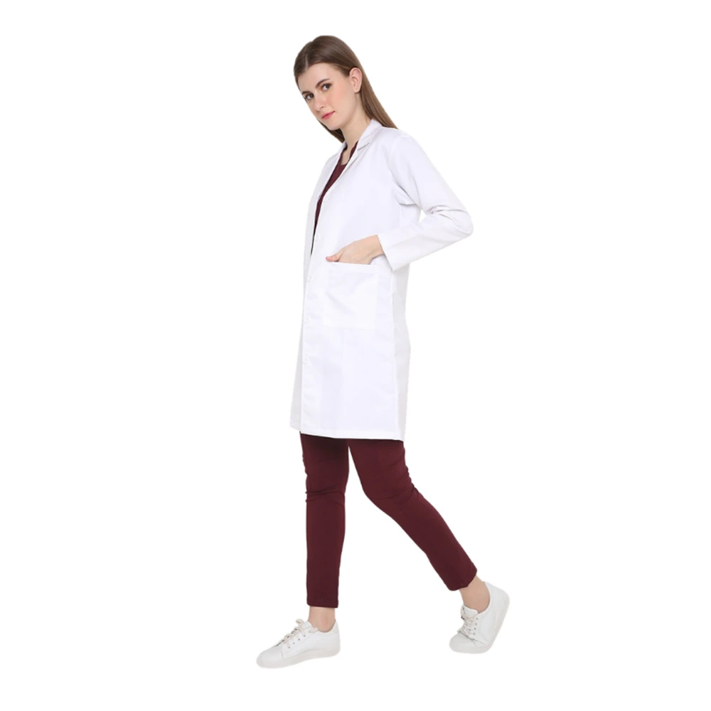 Long Doctor Apron Coat / Lab Coat – Full Sleeves 4