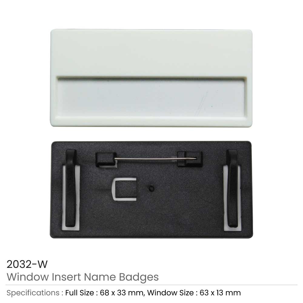 Window Insert Name Badge 6