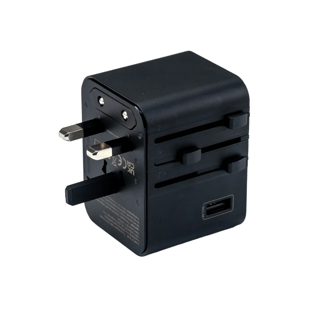 Universal Travel Adaptors, 17W, 2Type C+2USB+AC Port