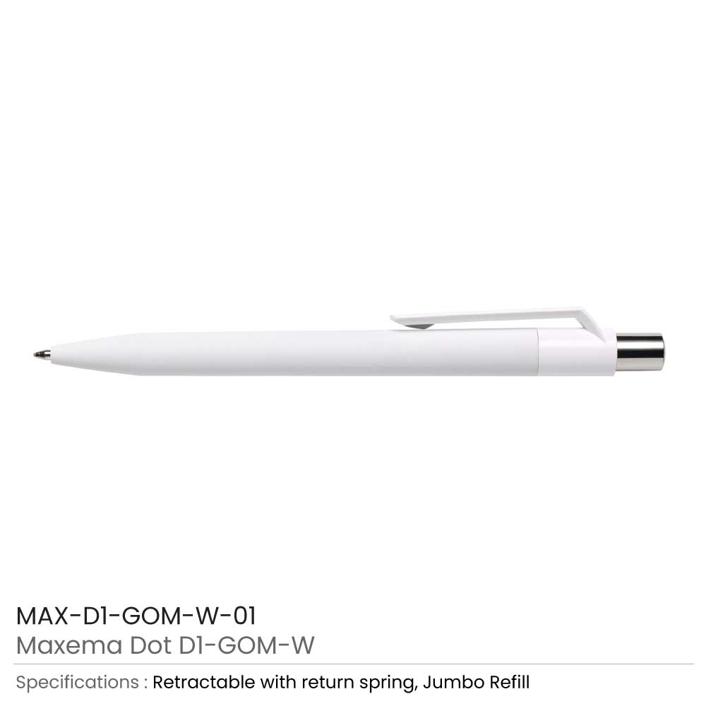 Maxema Dot Pens GOM White 2
