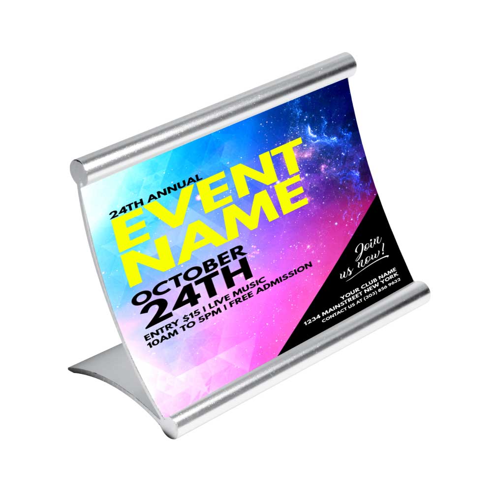 Metal Desk Sign Holders 3