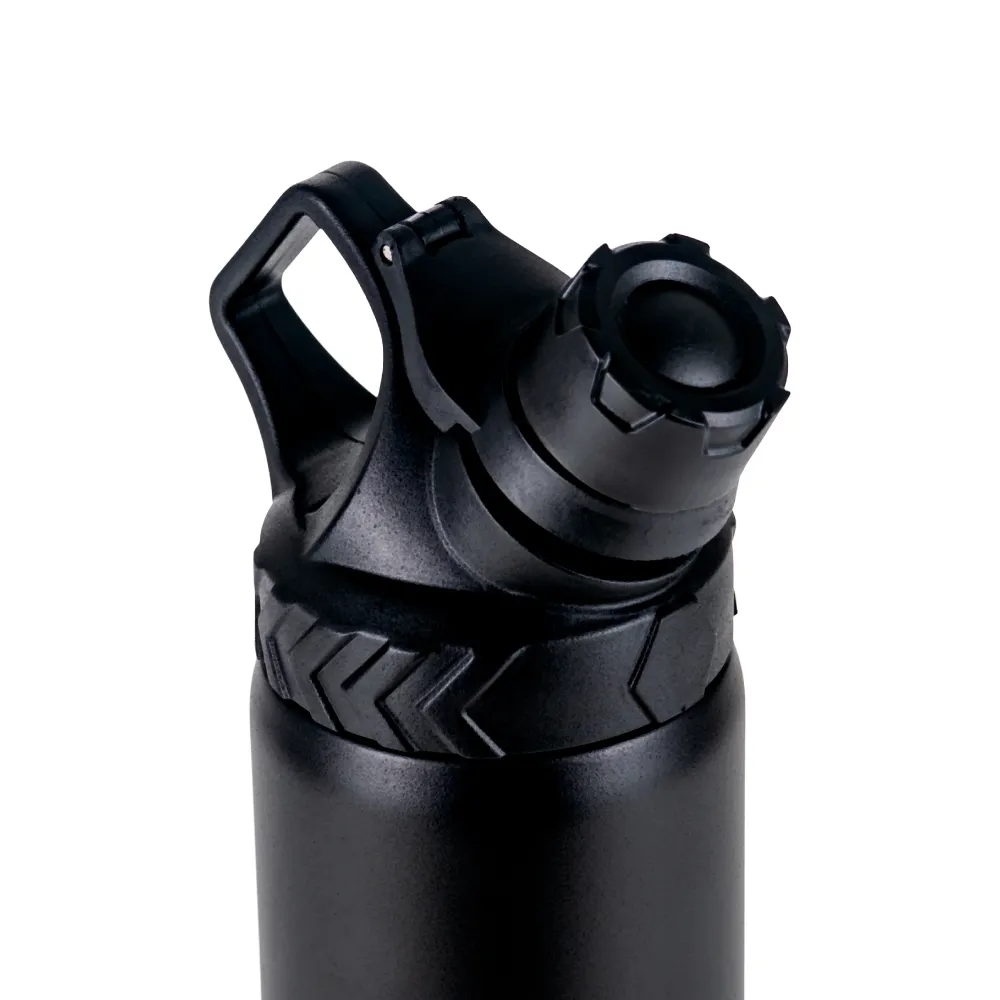 Stainless Steel Water Bottles in Black Matte, Double Wall, 620ml 7
