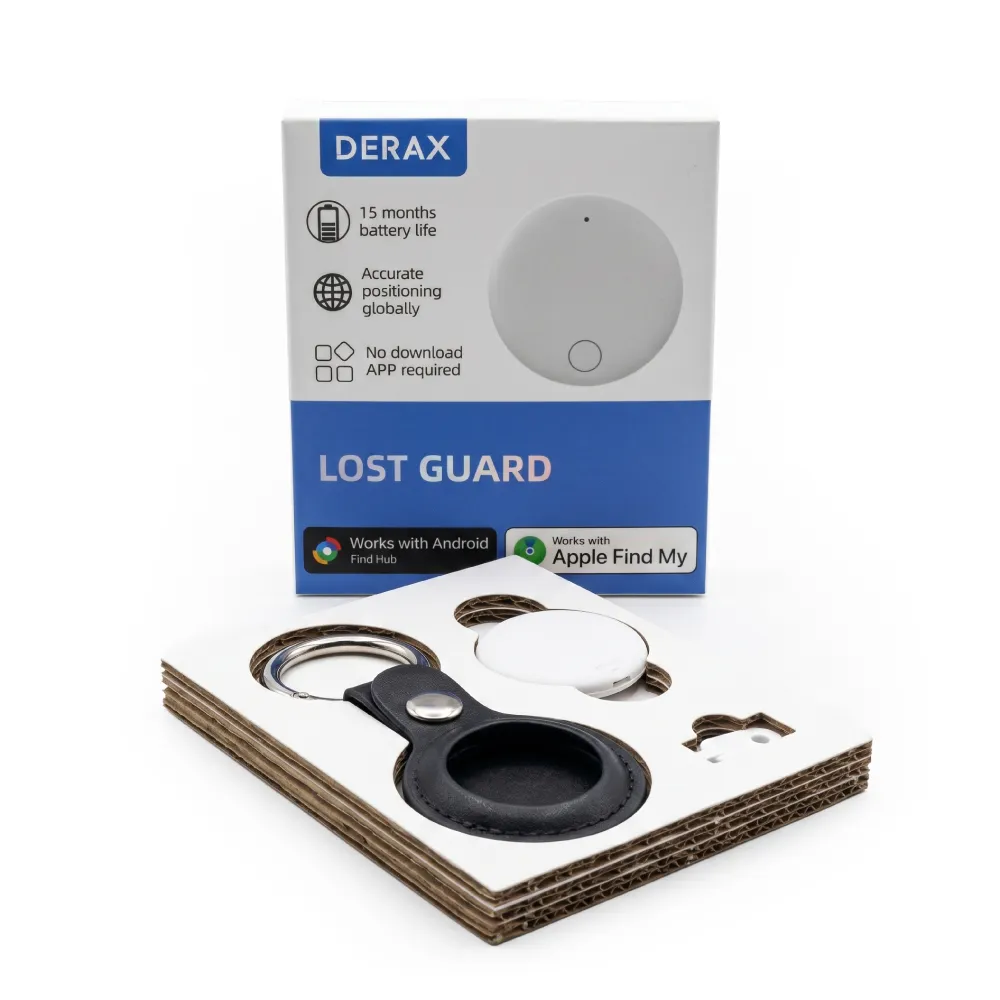 Smart Anti-Loss Tracker with PU Keychain – Track It Anywhere 2