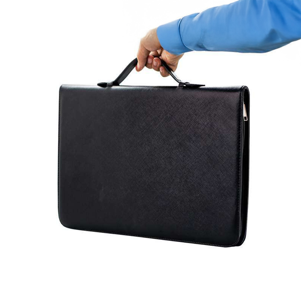 A4 size office bag folder with notepad 4