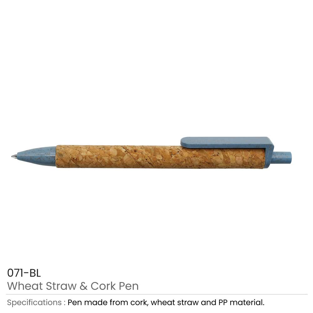 Wheat Straw and Cork Pens 5
