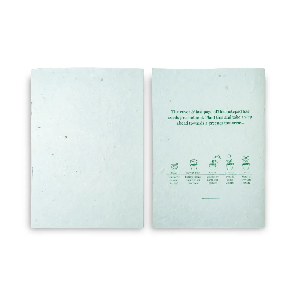 Plantable Notepads B6 with Wild Flower Seeds Covers 4