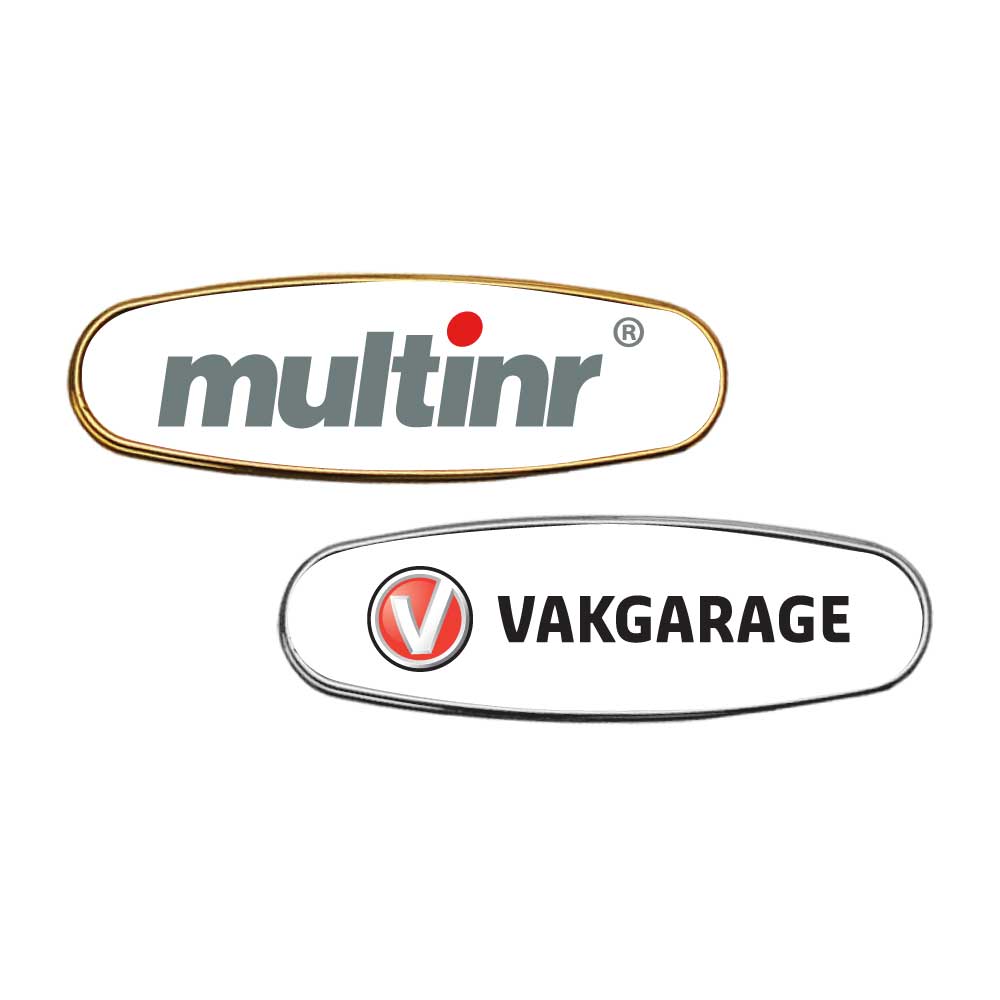 PVC Injected Gold Name Badges 4