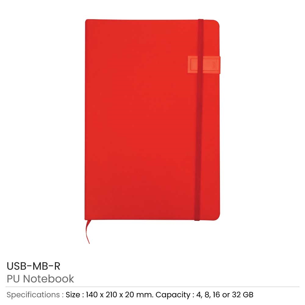 Notebook with USB Flash Drive 2