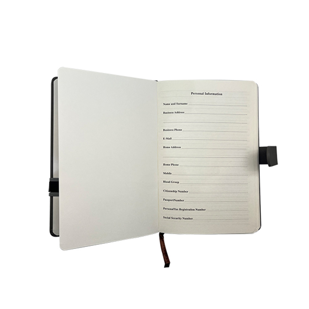 A5 Thick Notebook with Sliding Slot for Pen 7