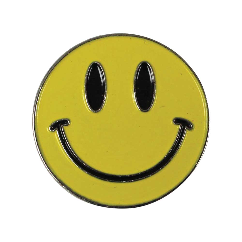 Smiley Metal Badge Pacific Qatar
