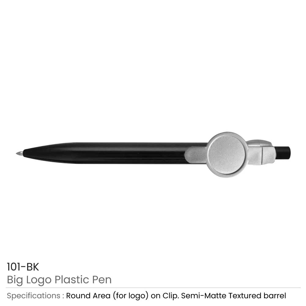 Big Logo Plastic Pen 8