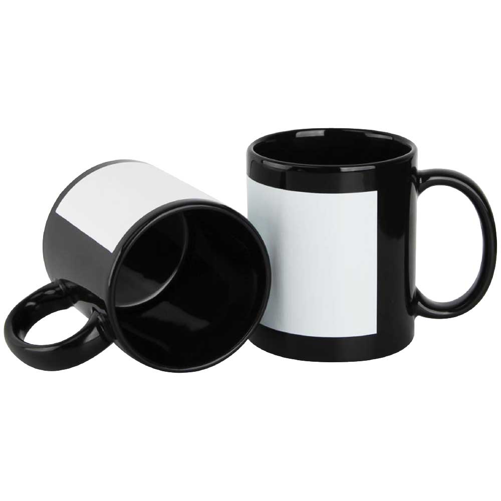 Sublimation Mugs Black Color 1