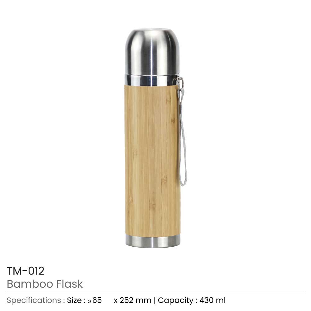  Promotional Bamboo Flask  2