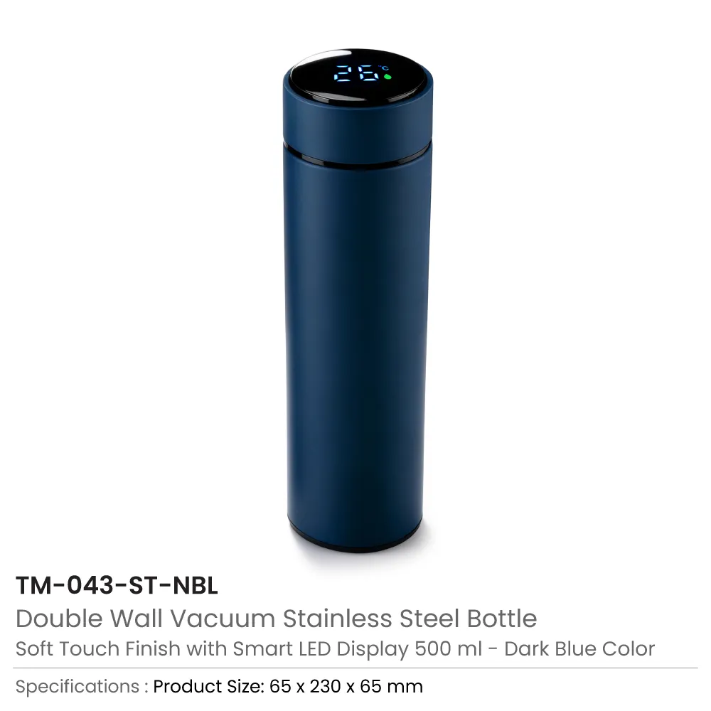 Smart Temperature LED Display Bottles in Soft Touch Finish – 500ml 4