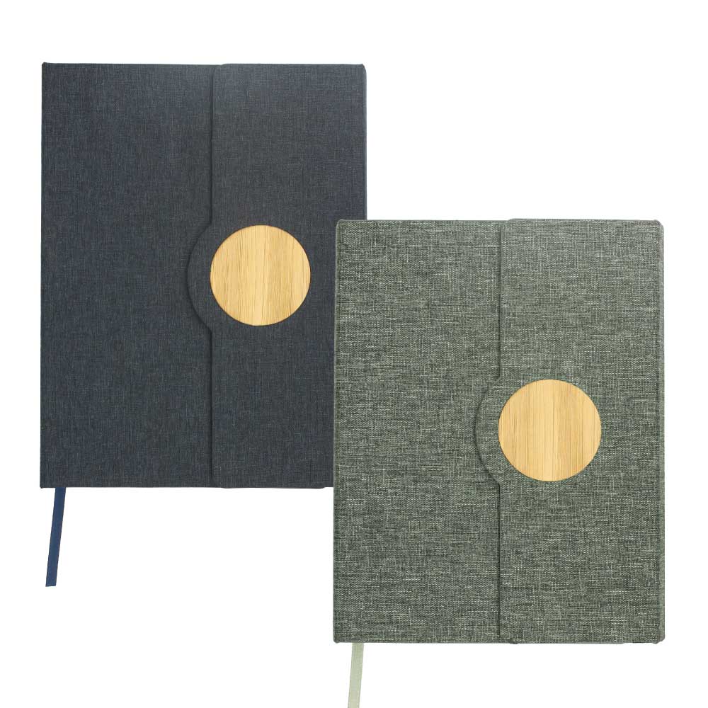 A5 RPET Notebooks with Bamboo & Magnetic Closure 1