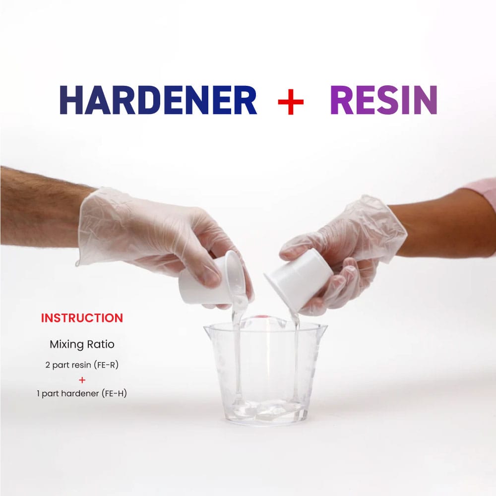 Flexible Epoxy Resin and Hardener 1000 ml – Anti Yellow 2