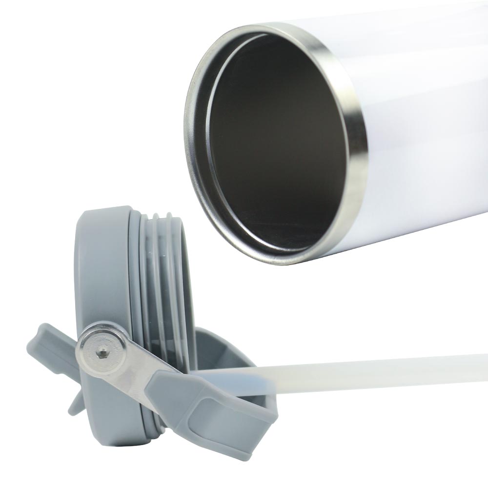 Tumbler with Handle & Straw SS Double Wall 900ml 5