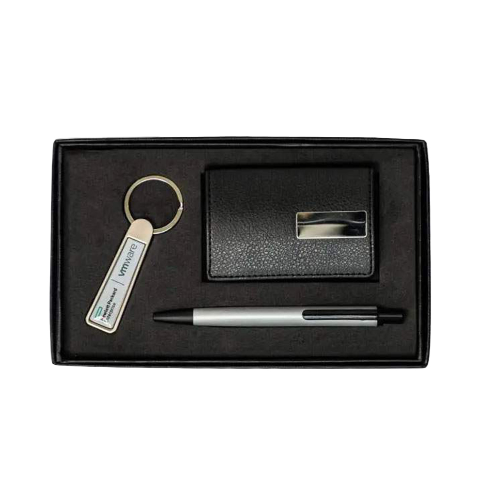 Gift set With Leatherette Card case, Prisma pen, & Keychain 1