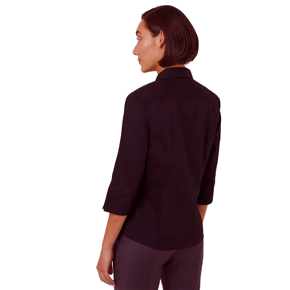 Women's 3/4 Sleeve Shirt - Black 4