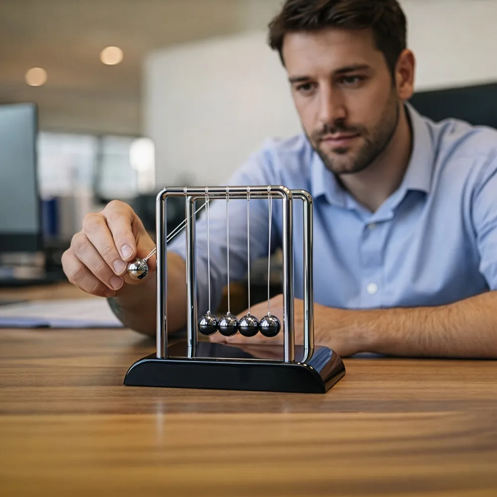 Metal Pendulum Balance Balls (Newton’s Cradle) 7