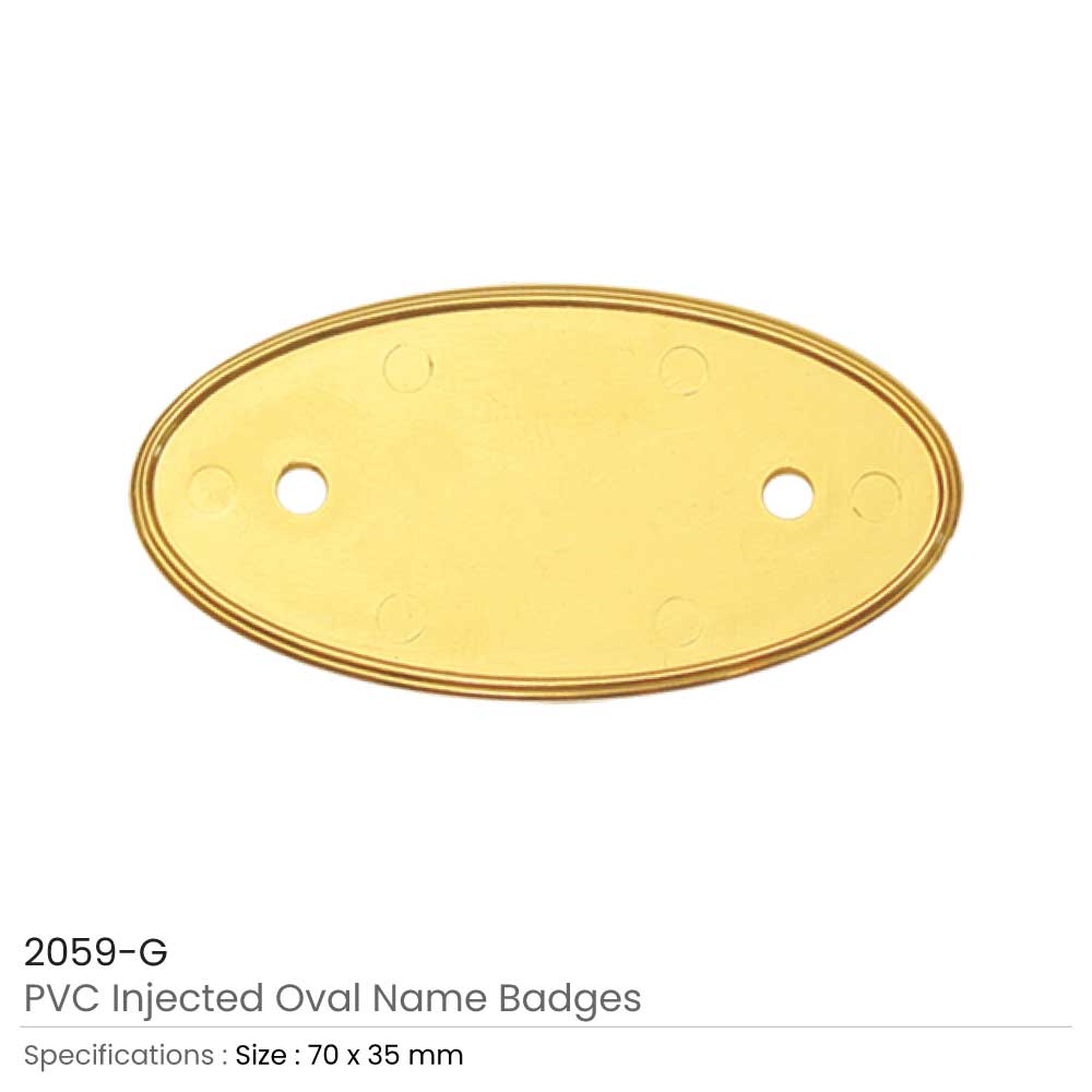  PVC Injected Oval Name Badges 0 out of 5 3