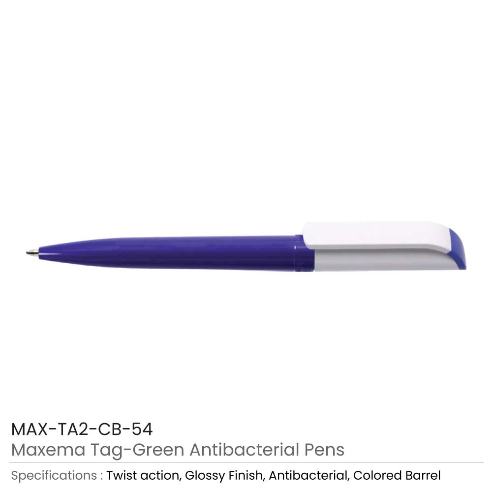 Maxema Tag Green Anti-Bacterial Pens  8