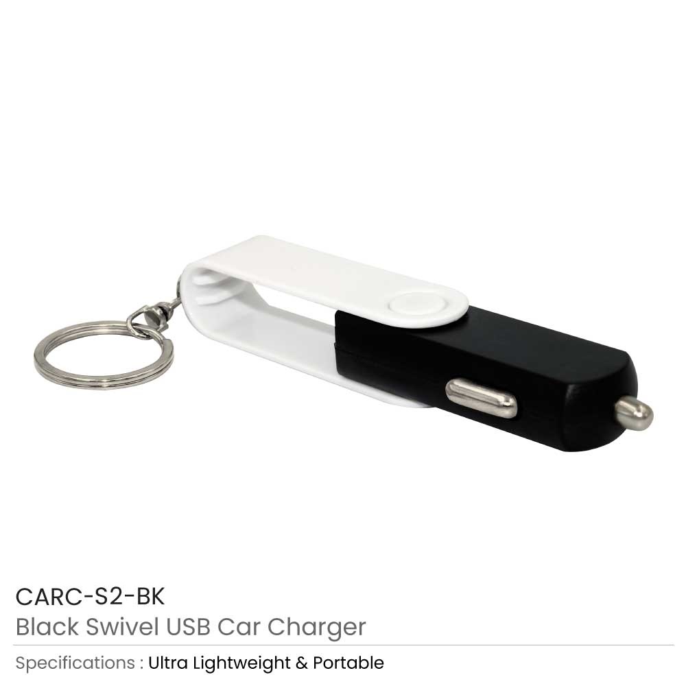 Swivel USB Car Charger 3