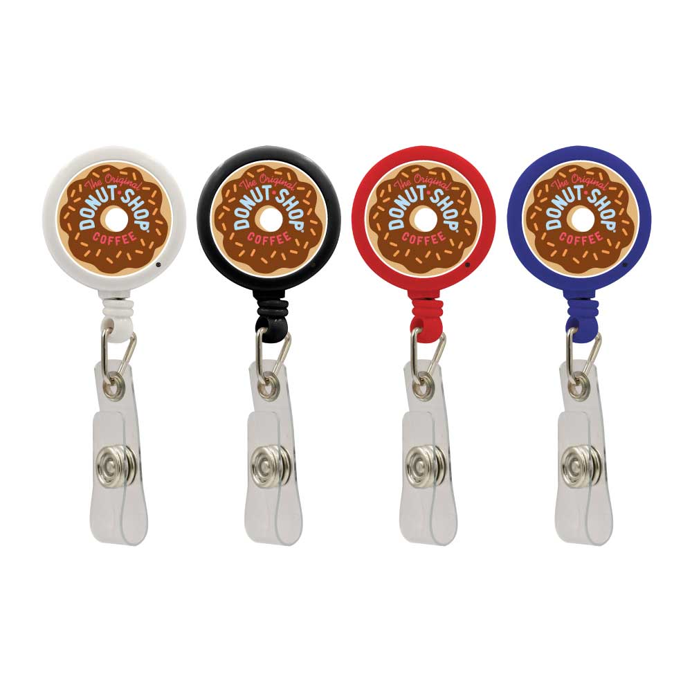 Promotional Rotating Plastic Reel Badge 8