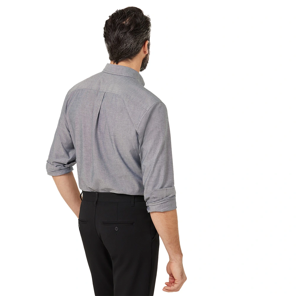 Men's Long Sleeve Shirt - Charcoal 3