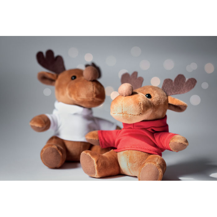 Plush reindeer with hoodie 2