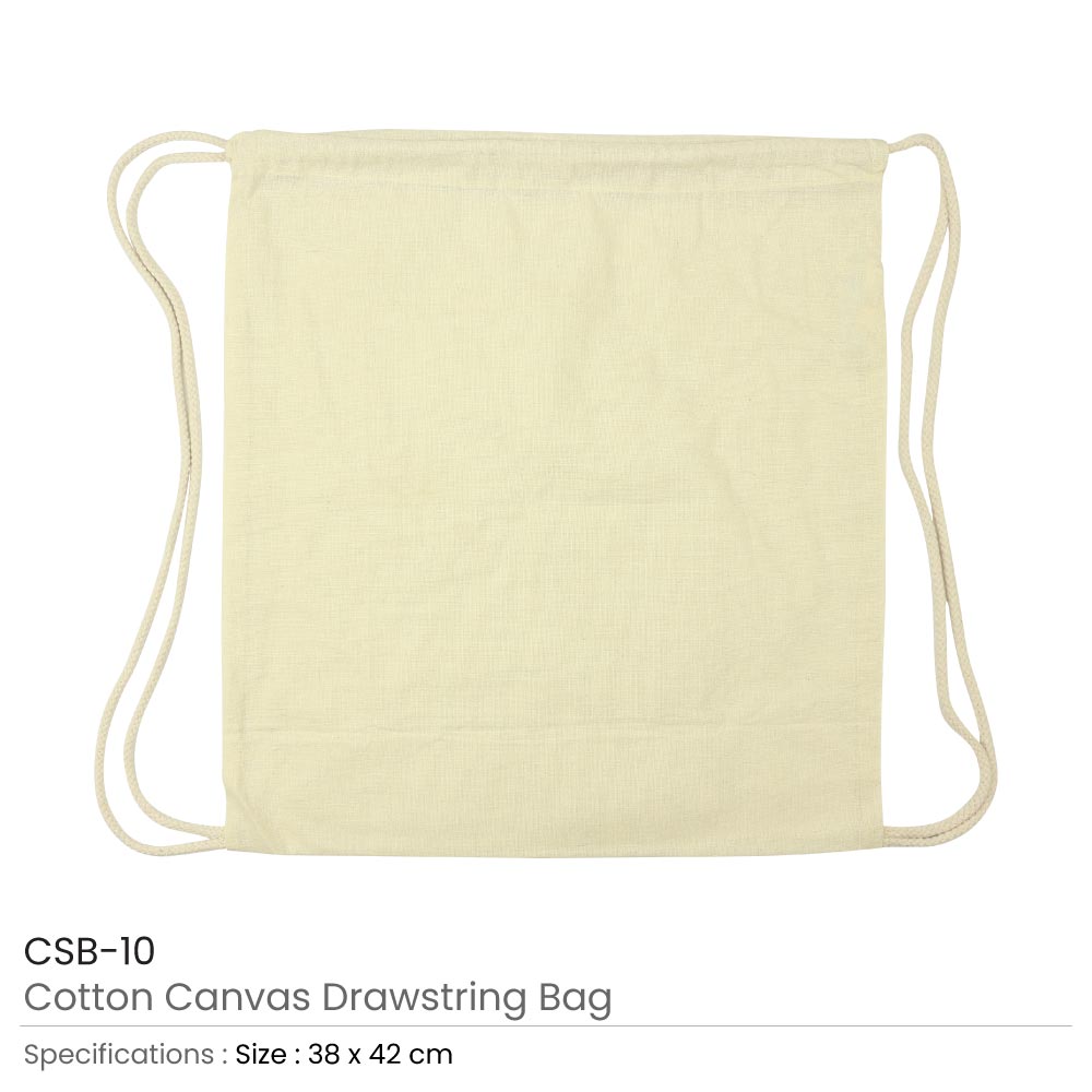 Canvas Drawstring Bag 4