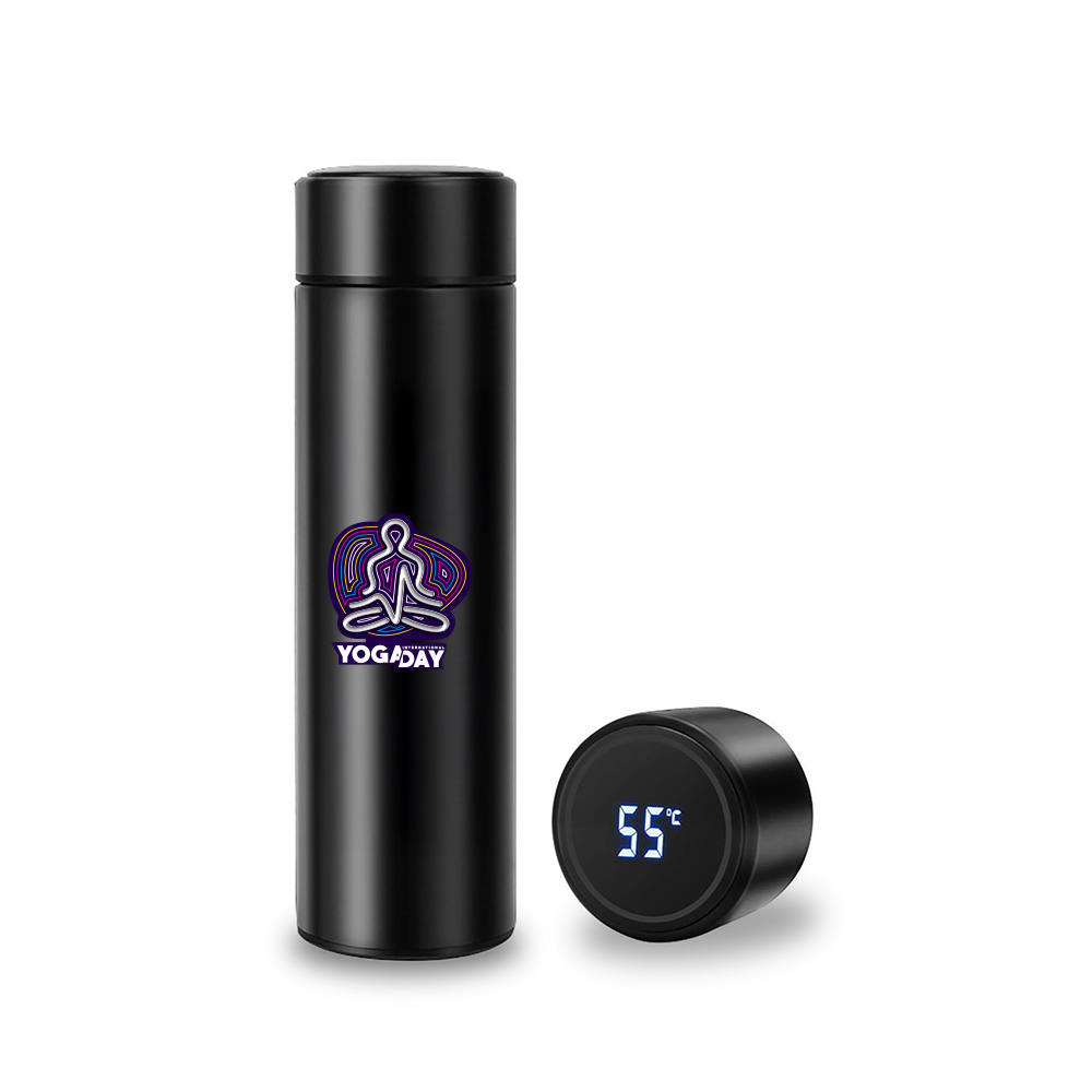 Smart Temperature LED Bottle (500 ml) – Yoga Day Edition 7