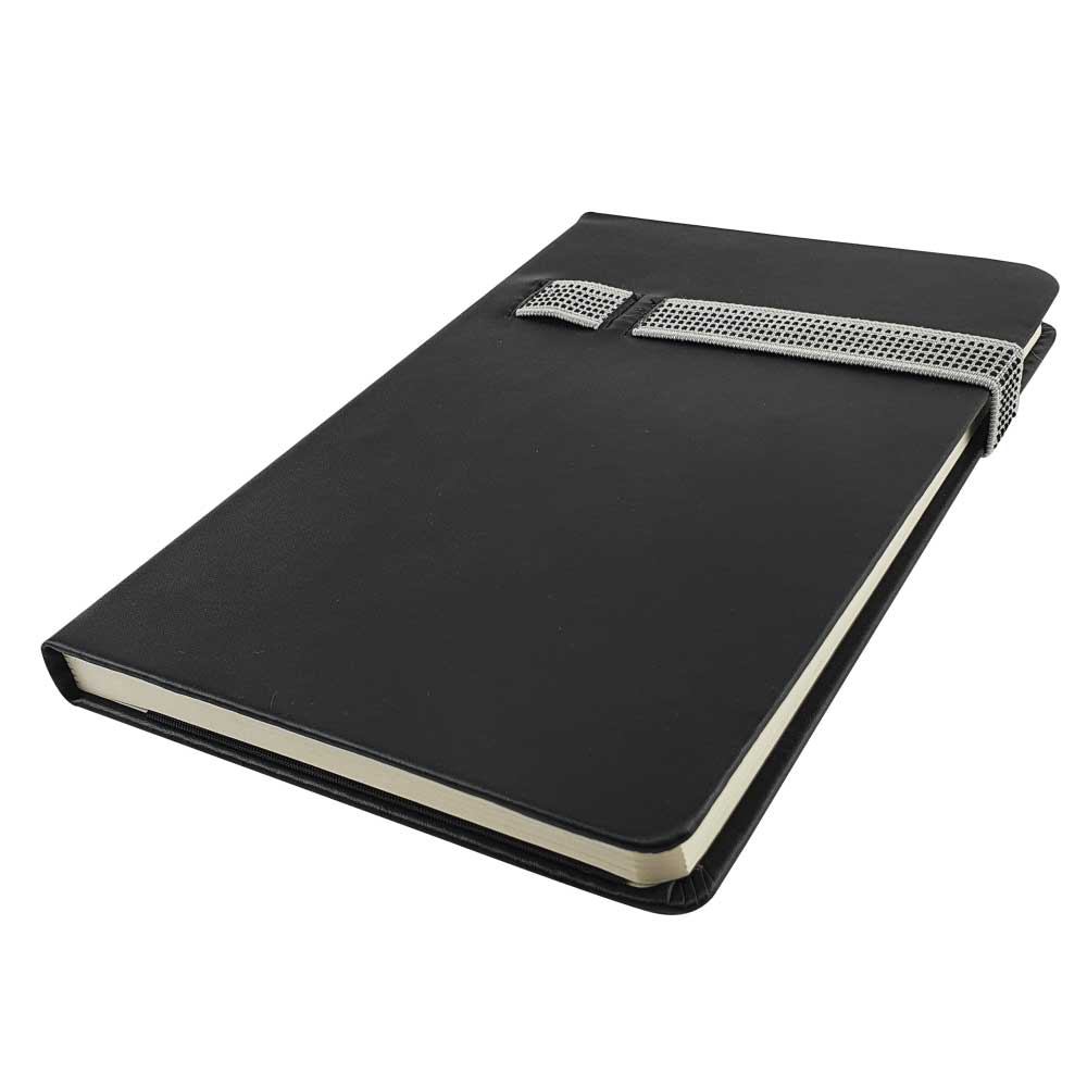 Notebooks Black A5 Size with Pen & Mobile Holder 5