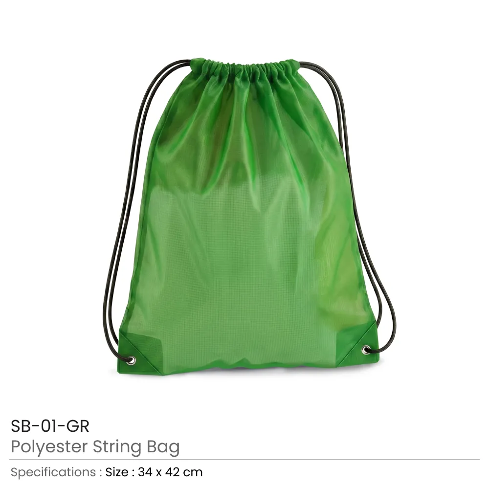 Promotional Drawstring Bags in High-Quality Thin Polyester Material 2