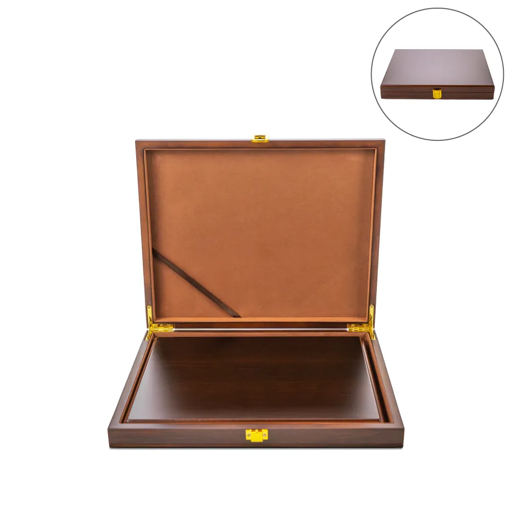 Portrait Wooden Plaques with Stand and Presentation Box 2