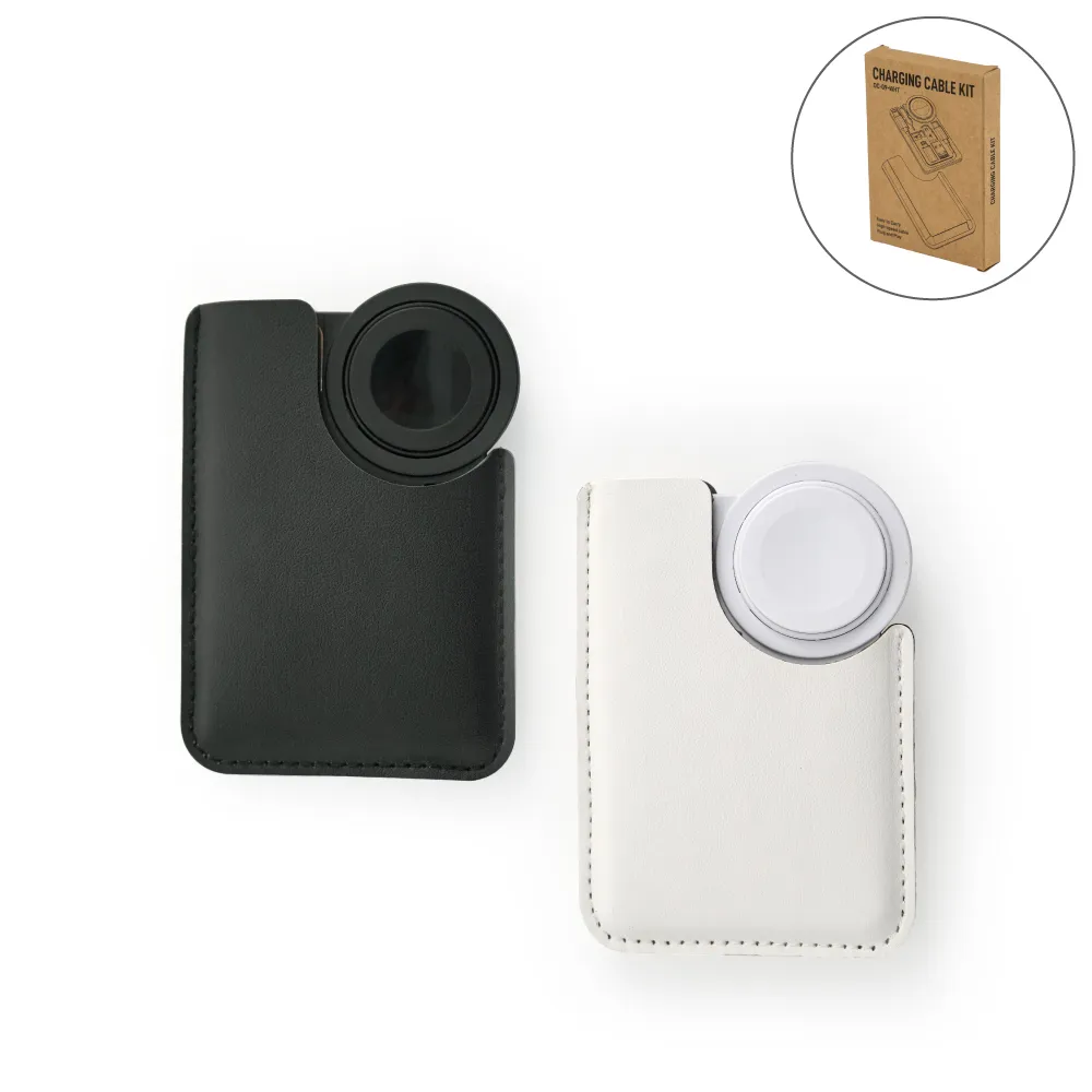 Charging Cable Kit (60W) with iWatch Charging Pad in PU Leather Pouch 9