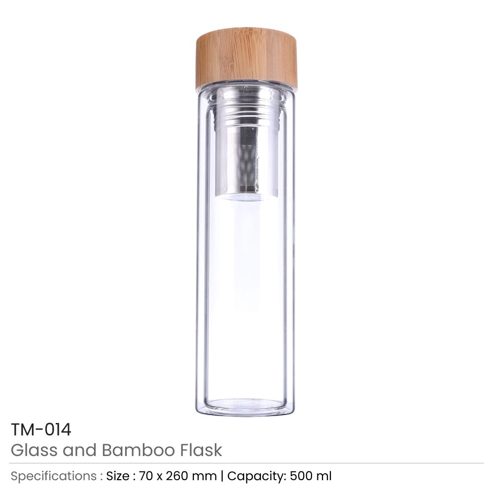 Glass and Bamboo Flask – Ramadan Gifts 3