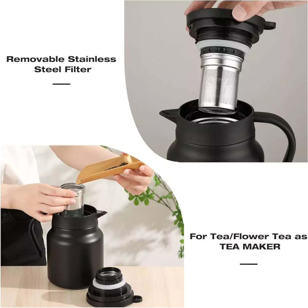 Arabic Tea & Coffee Pot with Cups Set 1000 ml – Ramadan Gifts 8